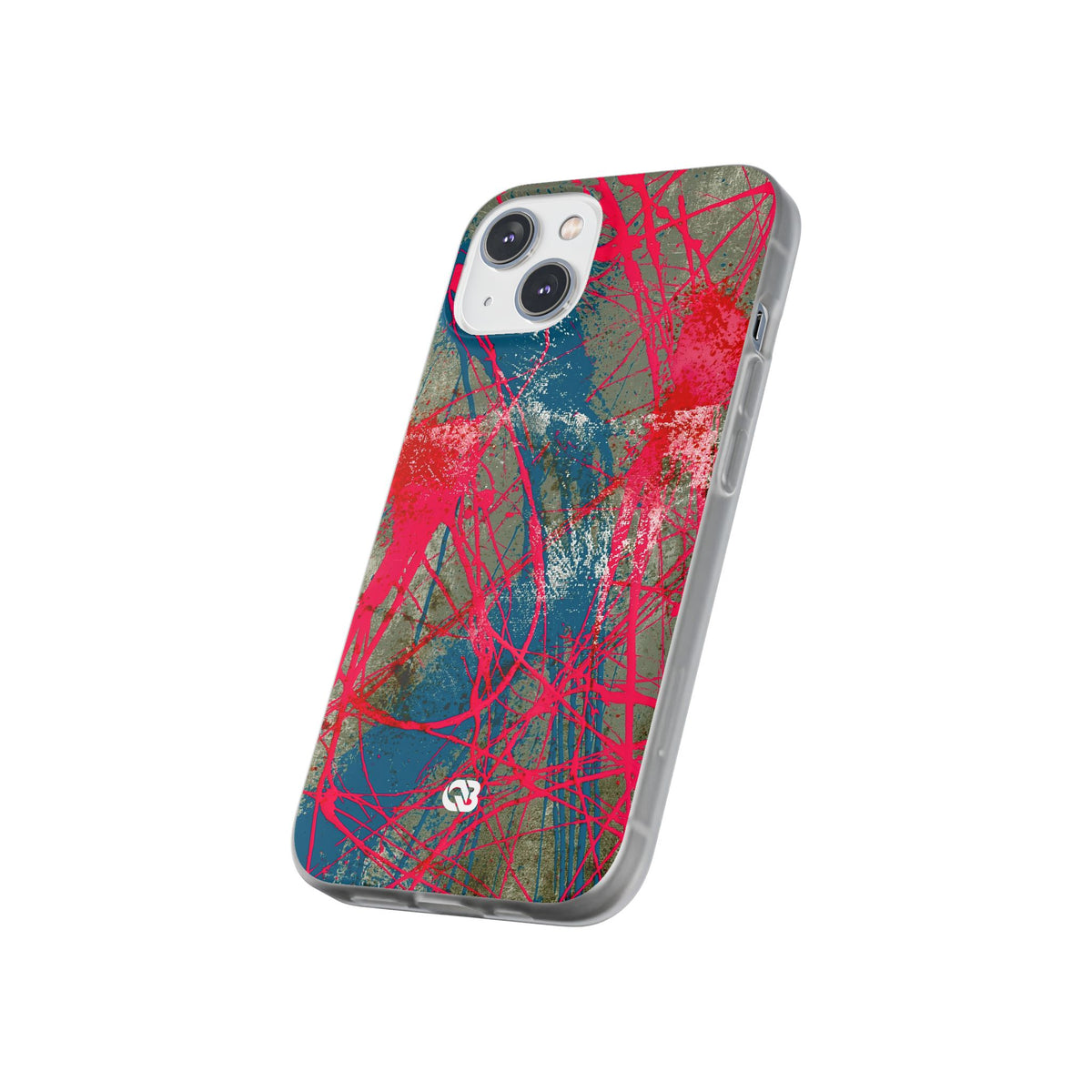 Neon Static Drip · Lite Phone Case for iPhone ·  Pink