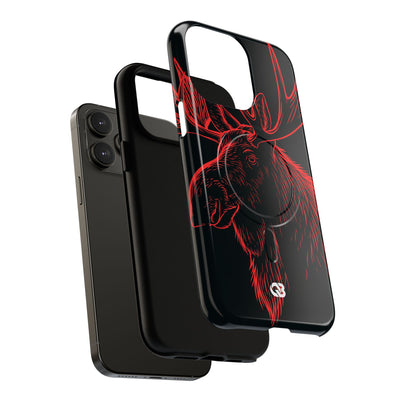 Nordic Elk · Tough 2.0 Magnetic Phone Case for iPhone · Black