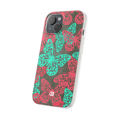 Electric Papillon · Lite Phone Case for iPhone ·  Pink