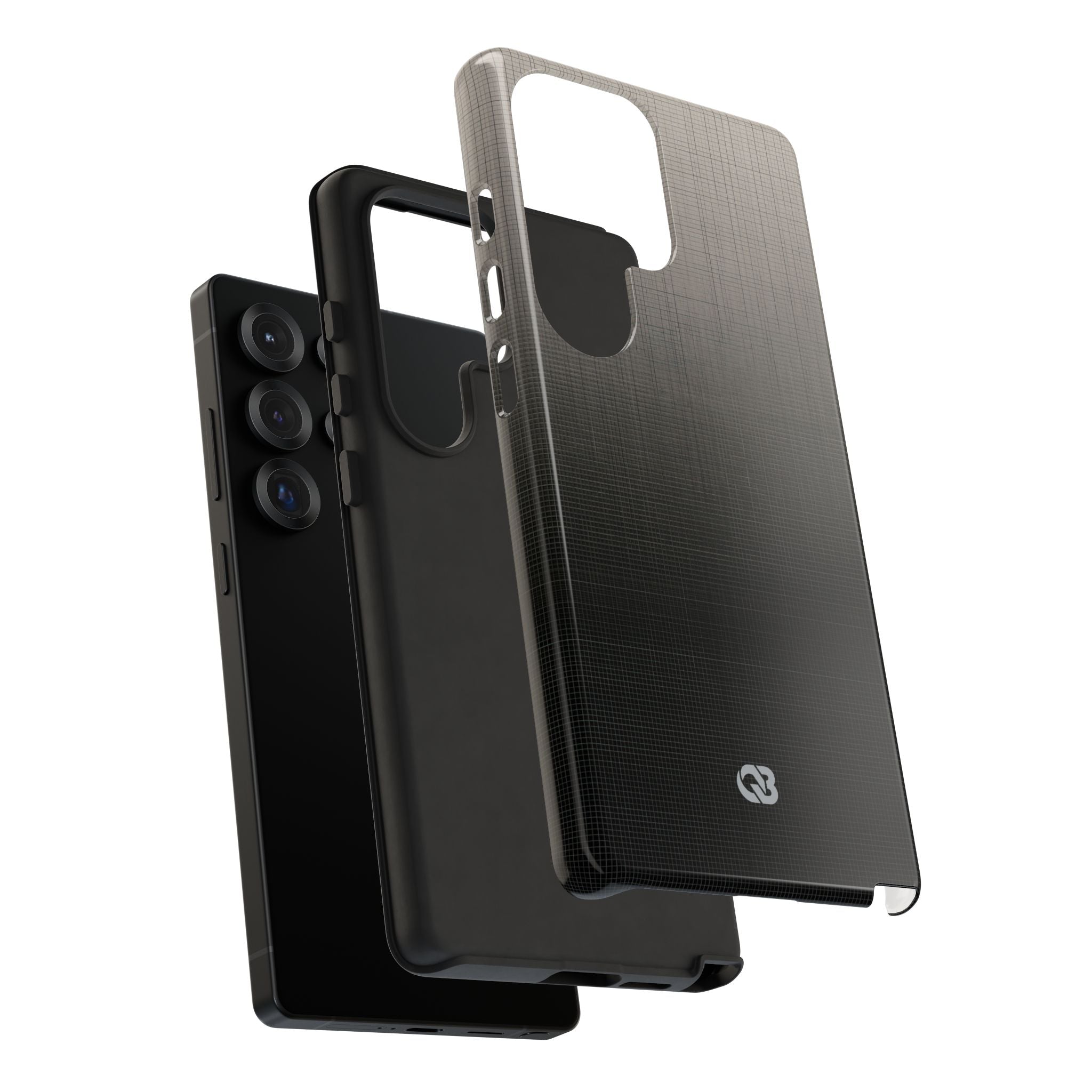Grey Tough Phone Case for Samsung - Faded Sand Mesh
