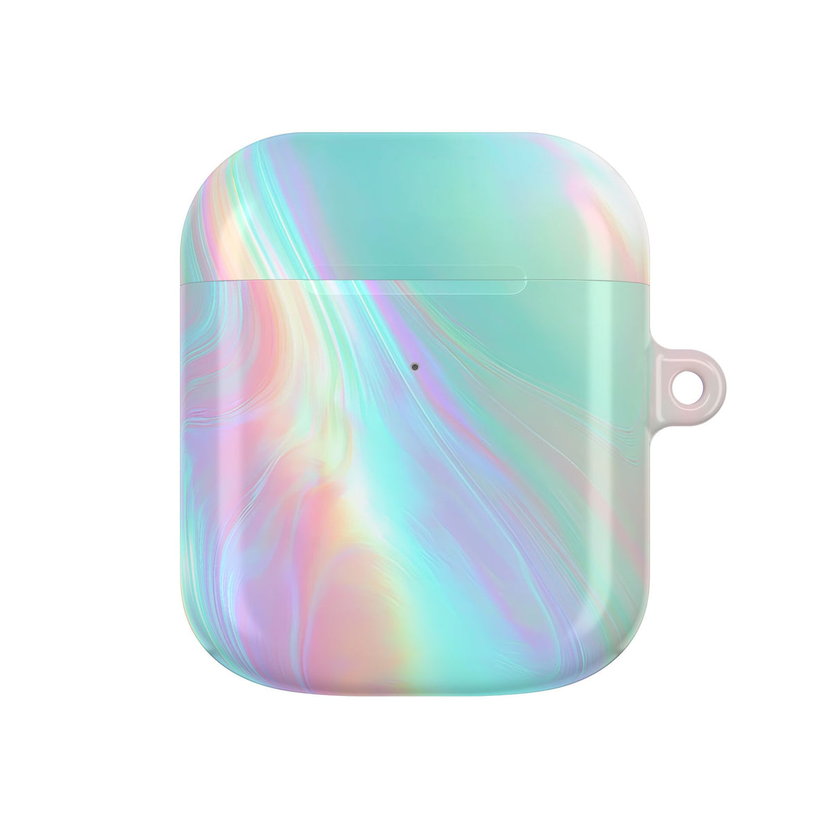 Prismatic Liquid Light · Hard Case for AirPods & AirPods Pro · Teal