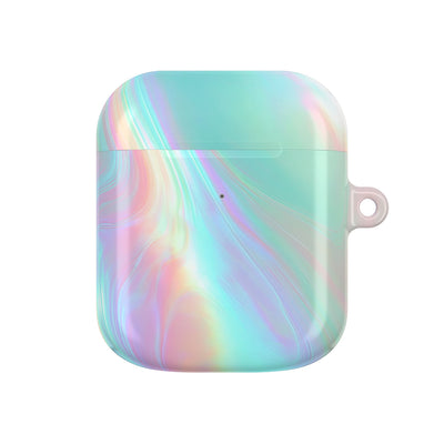 Prismatic Liquid Light · Hard Case for AirPods & AirPods Pro · Teal