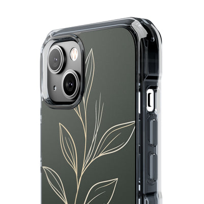 Green Impact MagSafe Phone Case for iPhone - Deep Moss Willow