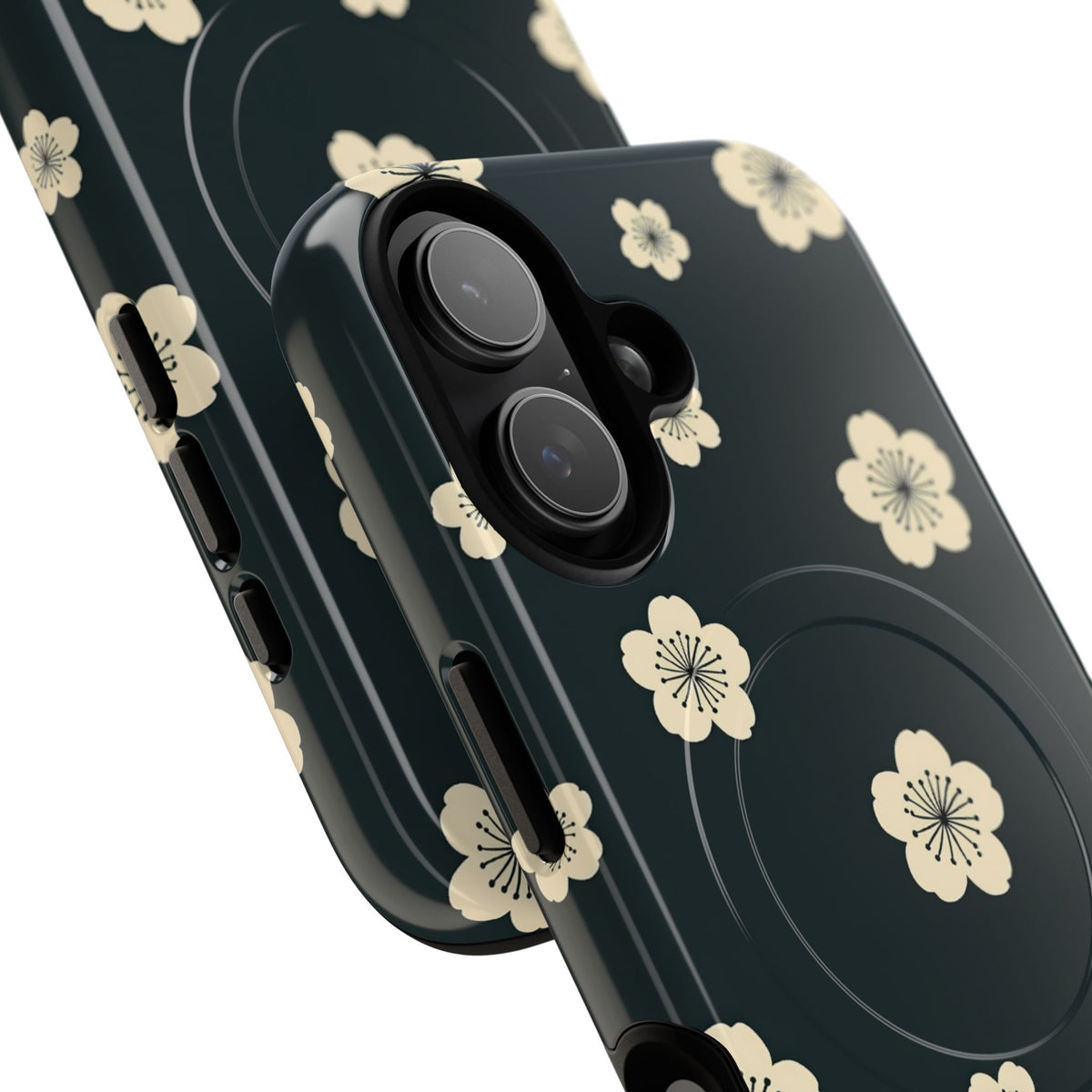 Midnight Sakura Bloom · Tough 2.0 Magnetic Phone Case for iPhone · Black