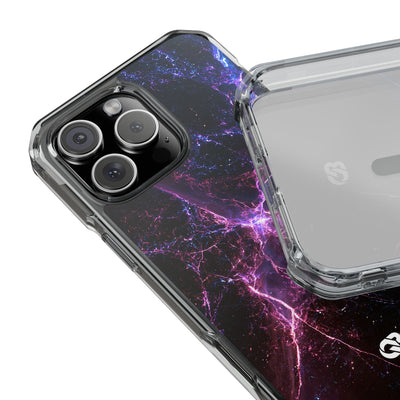 Neural Singularity · Clear Impact Magnetic Phone Case for iPhone · Black