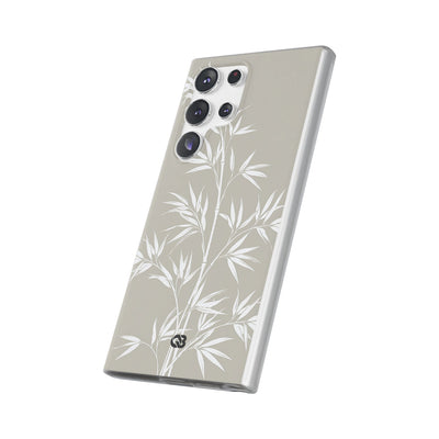 Beige Lite Phone Case for Samsung - Sandstone Bamboo Stalks