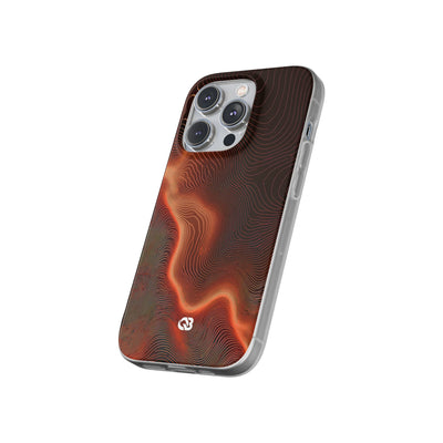 Caldera Ridge · Lite Phone Case for iPhone ·  Orange