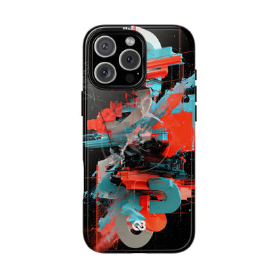 Fragmented Cyber Core · Tough 2.0 Magnetic Phone Case for iPhone · Black