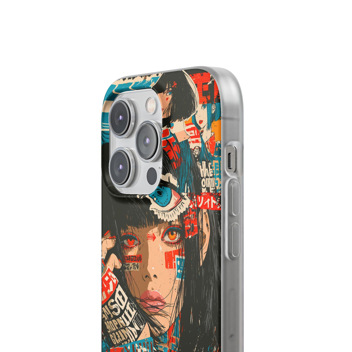 Shibuya Street Collage · Lite Phone Case for iPhone ·  Red
