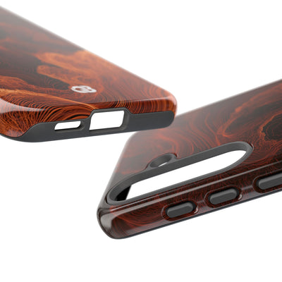 Amber Filament · Tough Phone Case for Samsung · Orange