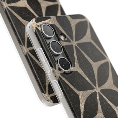 Concrete Mosaic Star · Lite Phone Case for Samsung · Black