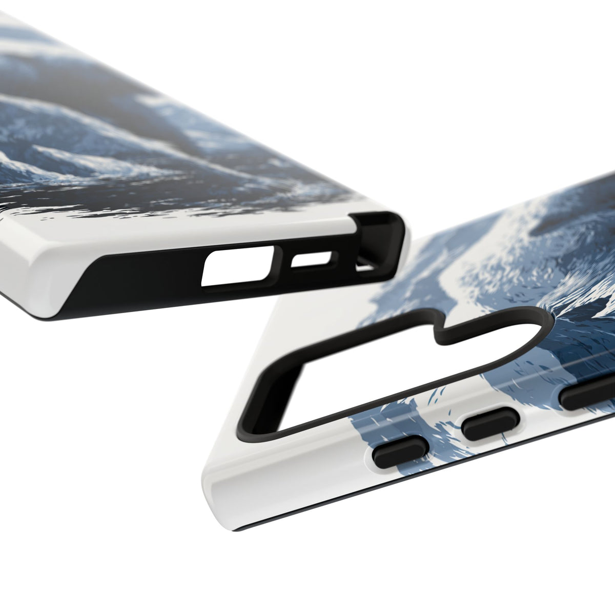 Fjord Summit Bear · Tough Phone Case for Samsung · Blue