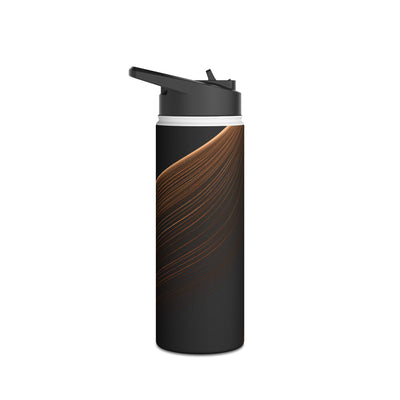 Amber Contour Flow · Insulated Water Bottle · Black
