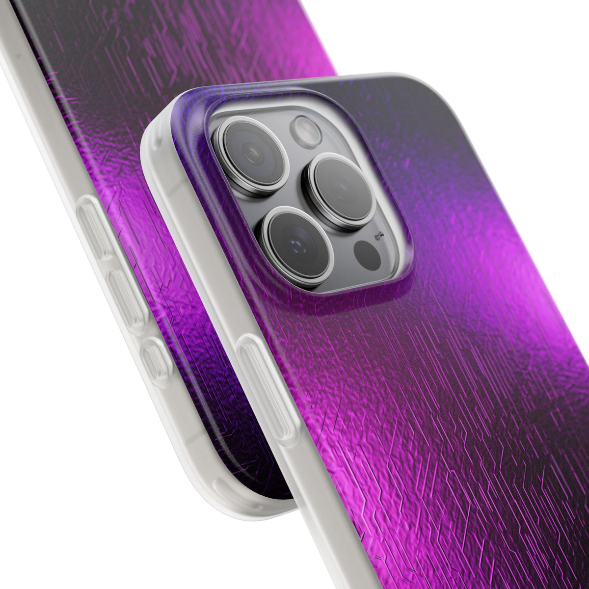 Violet Cyber Circuit · Lite Phone Case for iPhone ·  Purple