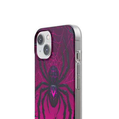 Obsidian Neon Widow · Soft Handyhülle für iPhone