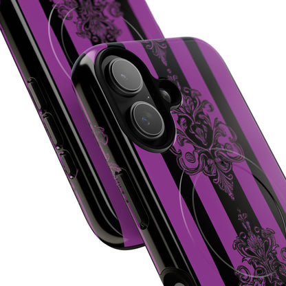 Damask Elegance Purple iPhone 17 Case - Tough+ - CASE•BOB