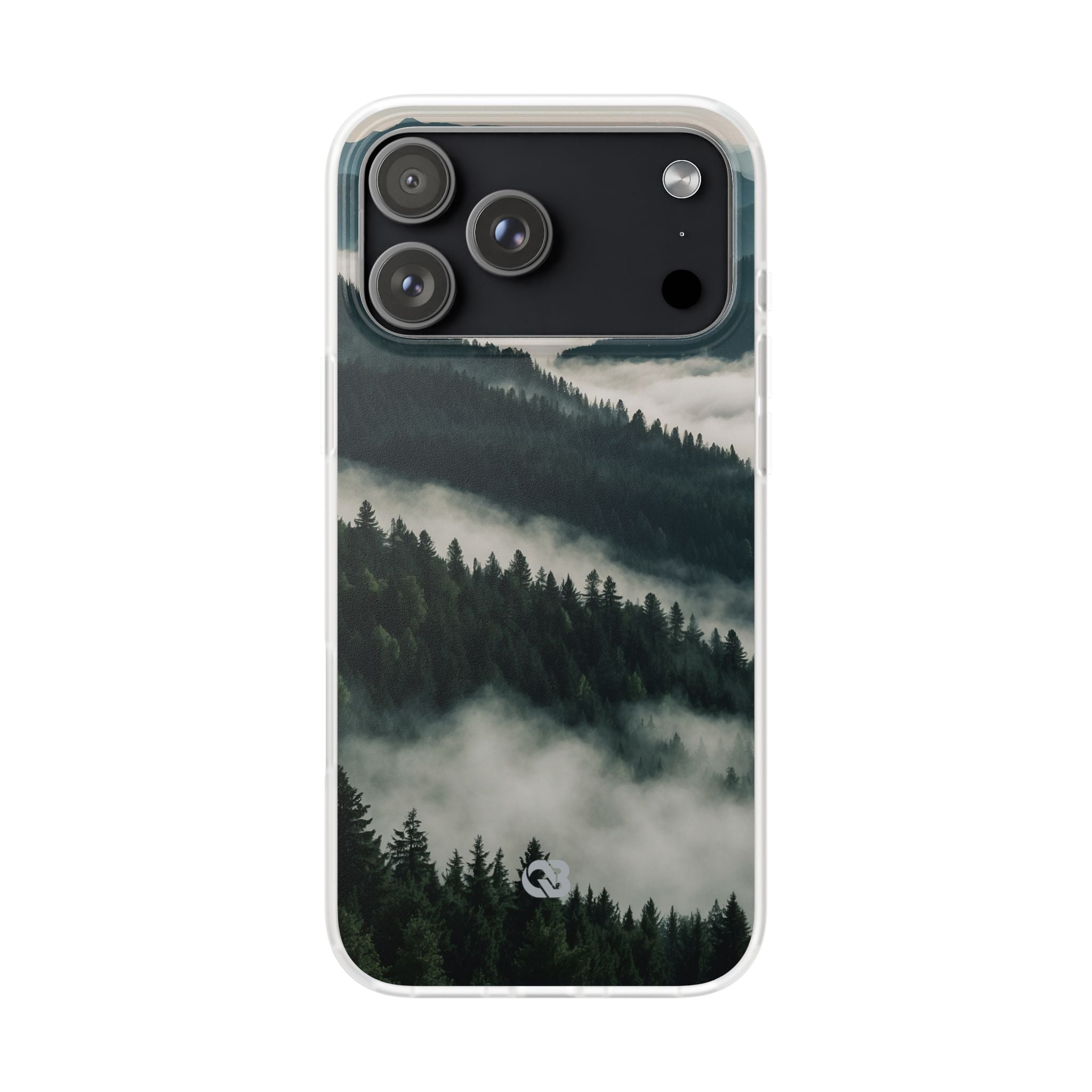 Misty Pine Peaks · Soft Hoesje voor iPhone