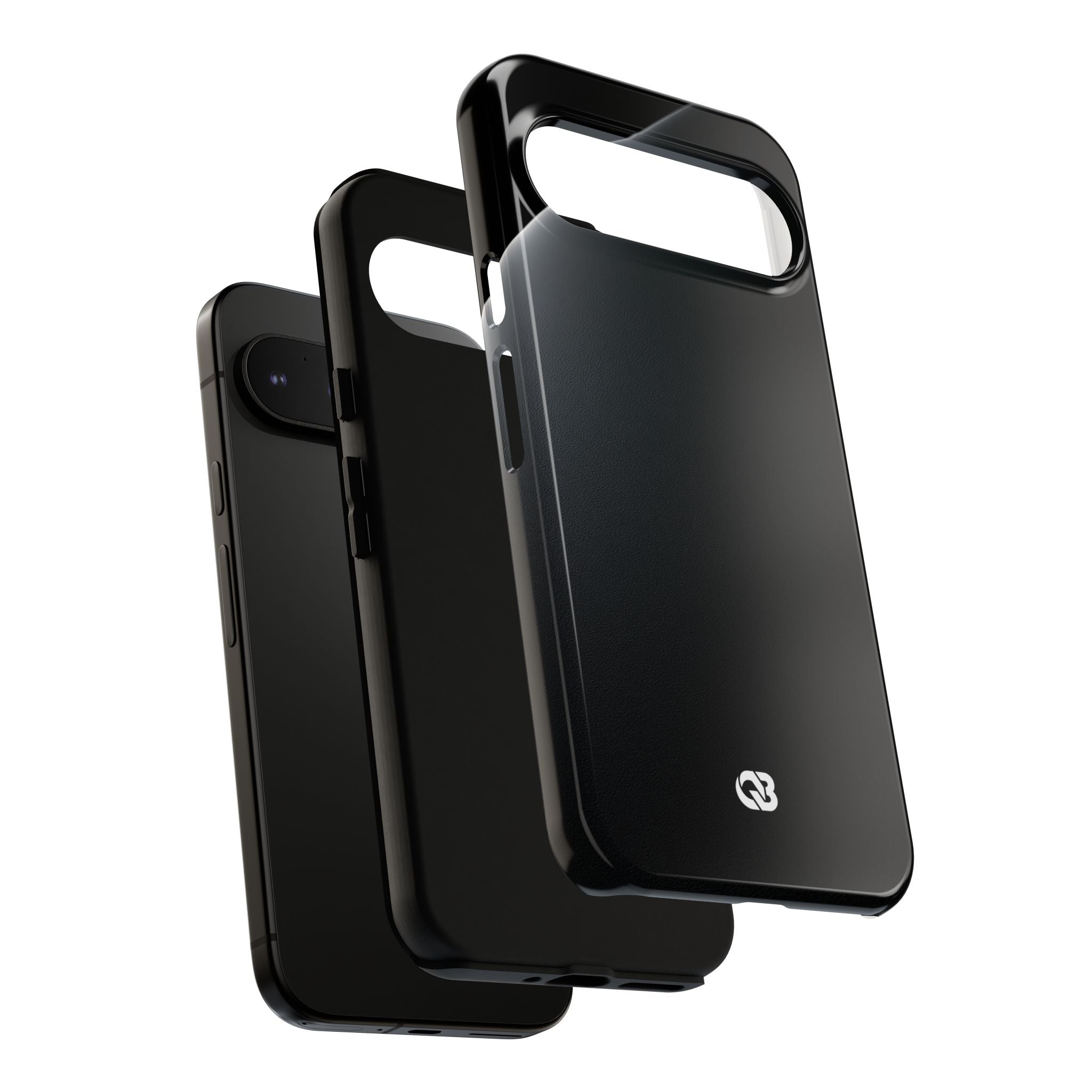 Black Tough Phone Case for Google Pixel - Obsidian Lunar Arch