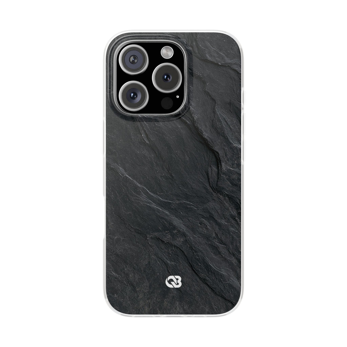 Dark Slate Strata · Lite Phone Case for iPhone ·  Black