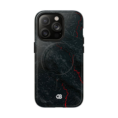 Crimson Rift · Tough 2.0 Magnetic Phone Case for iPhone · Black