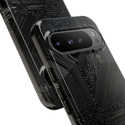 Obsidian Circuitry · Tough Phone Case for Pixel ·  Black