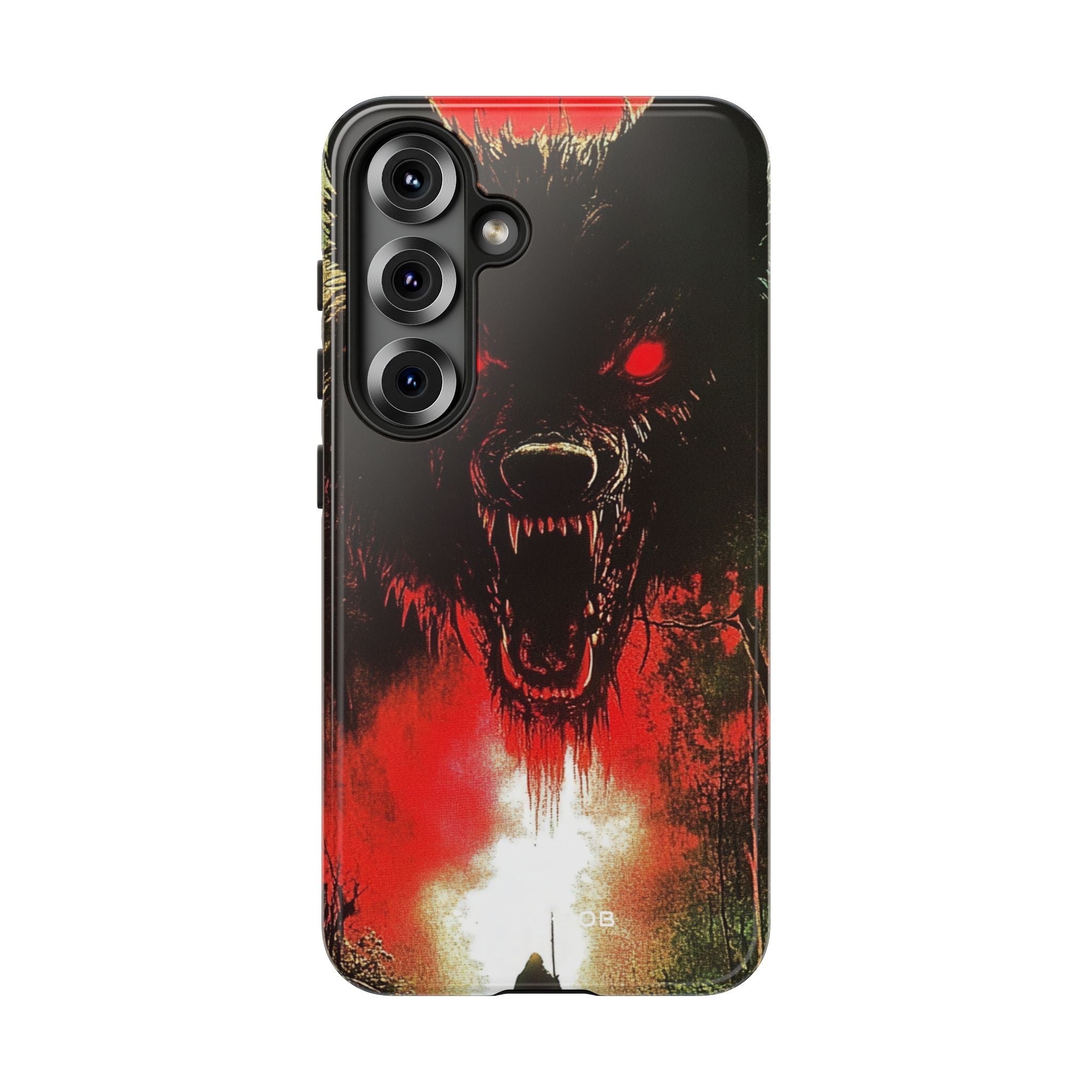 Crimson Wolf Samsung S25 Case - Tough