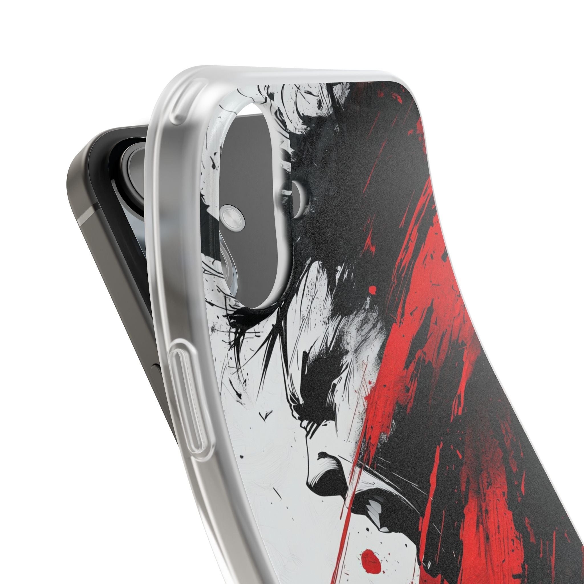 Yelling Profile Burst iPhone 16 Plus Case - Soft