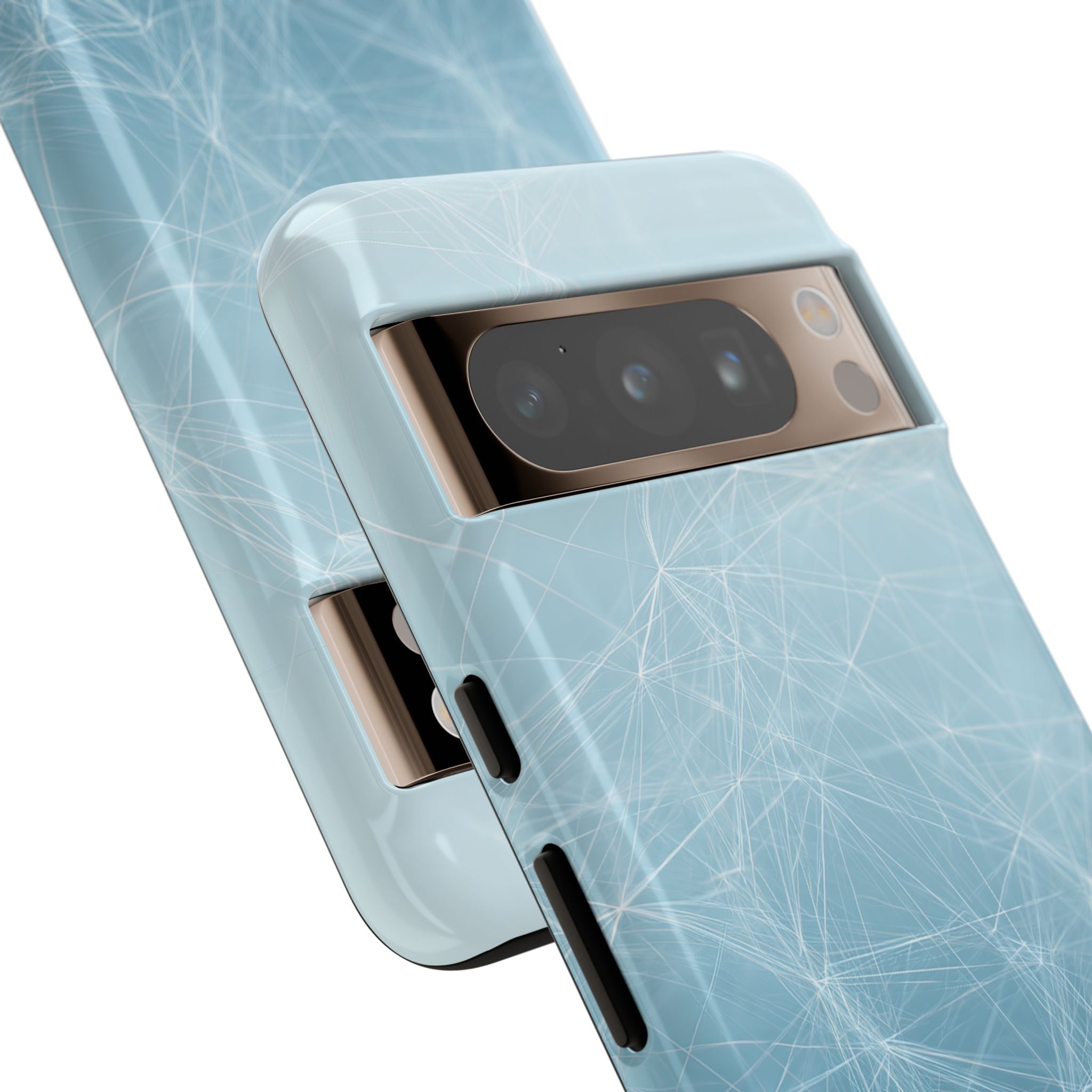 Teal Tough Phone Case for Google Pixel - Arctic Digital Nexus