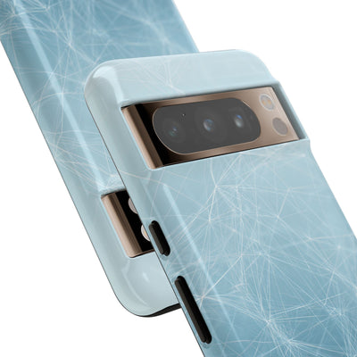 Teal Tough Phone Case for Google Pixel - Arctic Digital Nexus