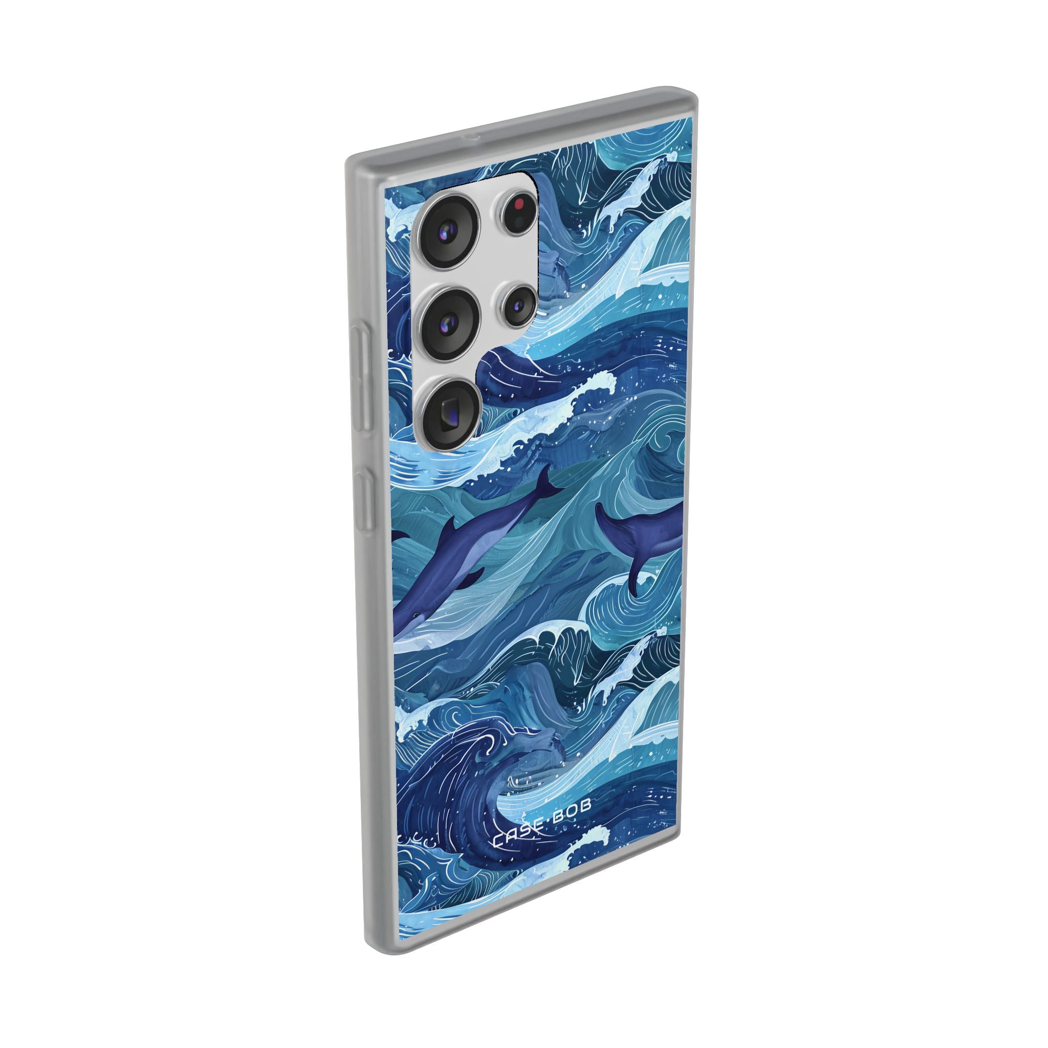 Delfiini-aallot Samsung S23 Ultra -pehmeä suojakotelo