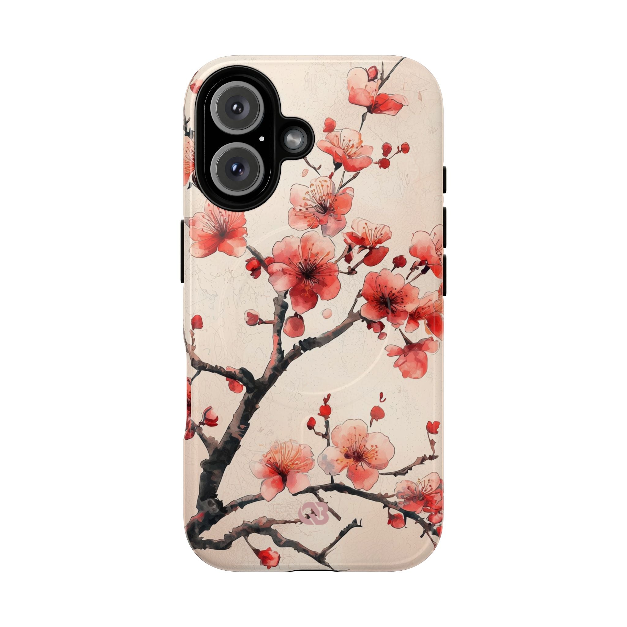Crimson Silk Flora · Tough+ Custodia per iPhone · Magsafe