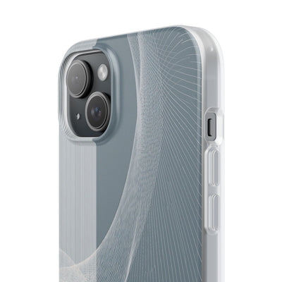 Slate Contour Drift · Lite Phone Case for iPhone ·  Grey