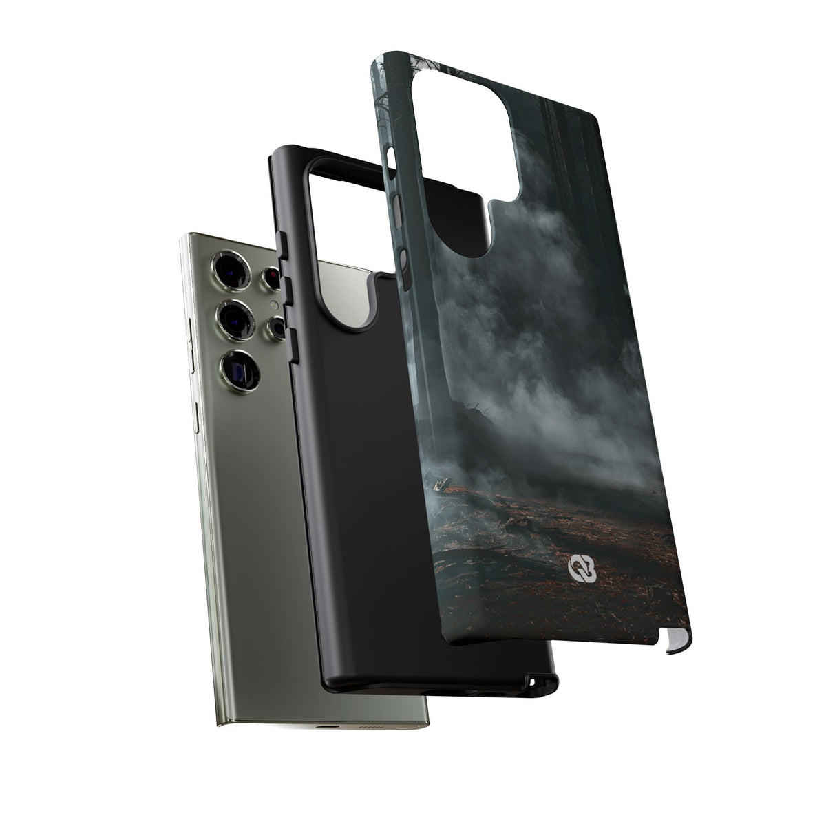 Shadowed Pine Mist · Tough Phone Case for Samsung · Black