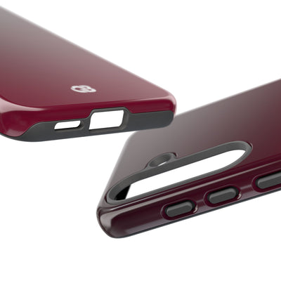 Bordeaux Spectrum · Tough Phone Case for Samsung · Red