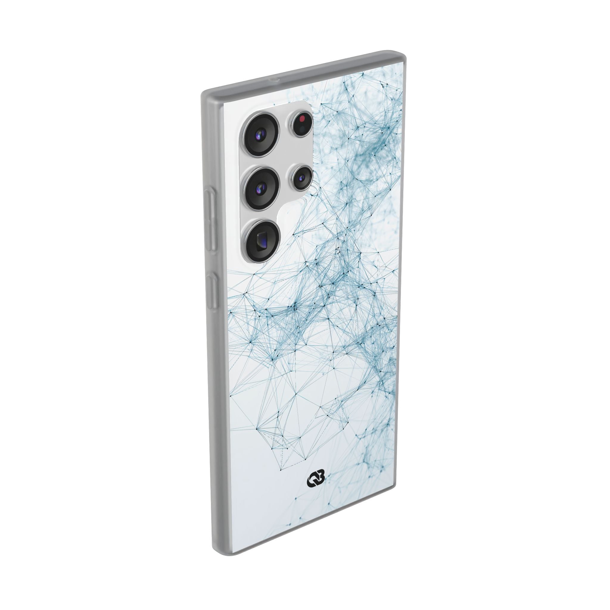 Blue Lite Phone Case for Samsung - Glacial Neural Web
