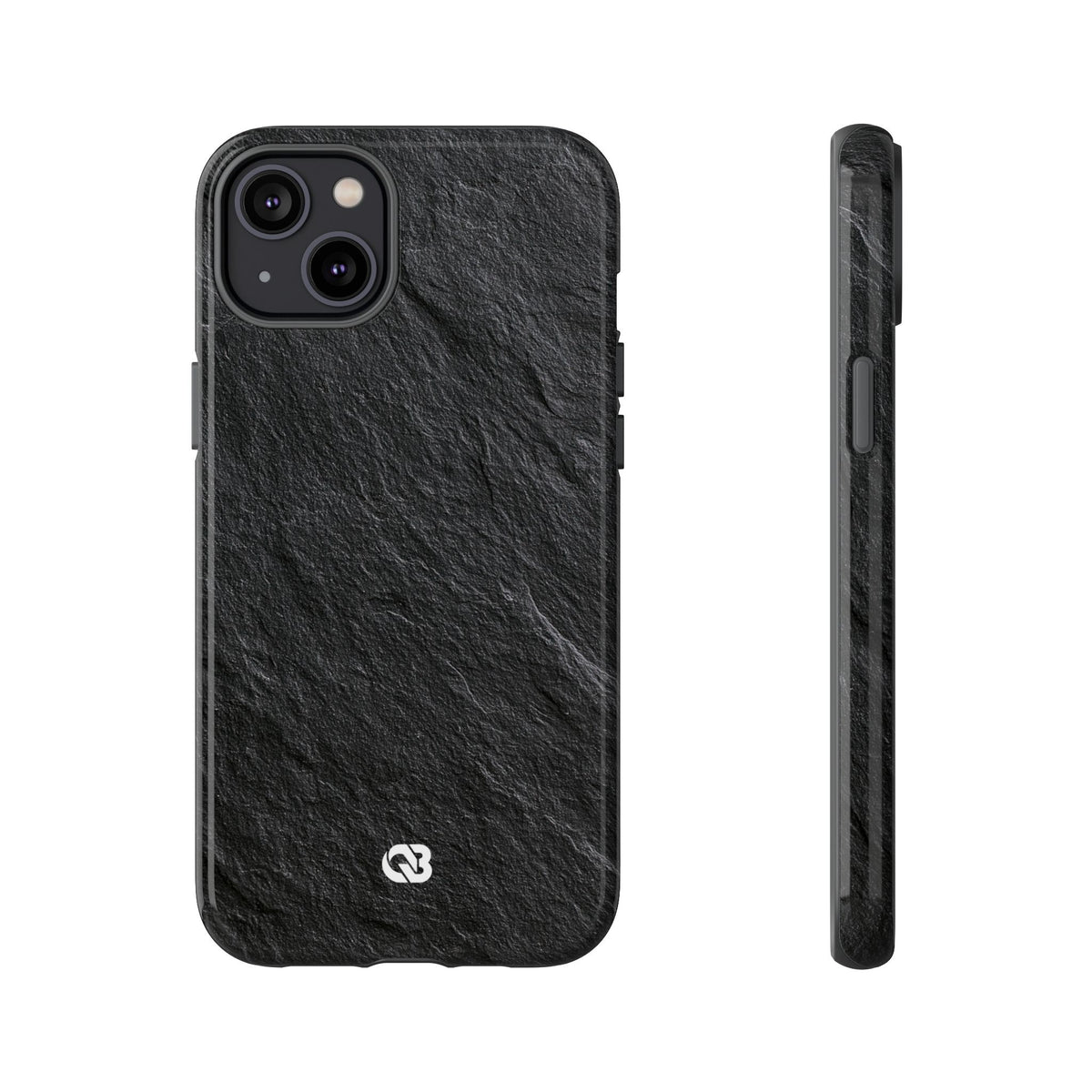 Obsidian Slate · Tough Phone Case for iPhone · Black