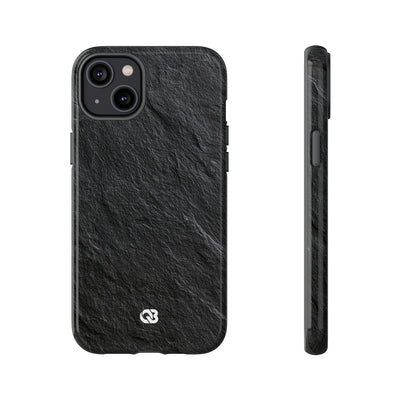 Obsidian Slate · Tough Phone Case for iPhone · Black