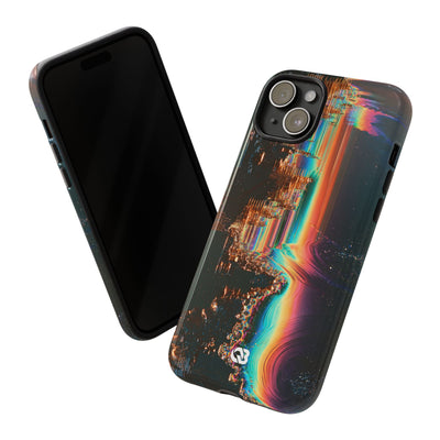 Prismatic Circuit · Tough Phone Case for iPhone · Black