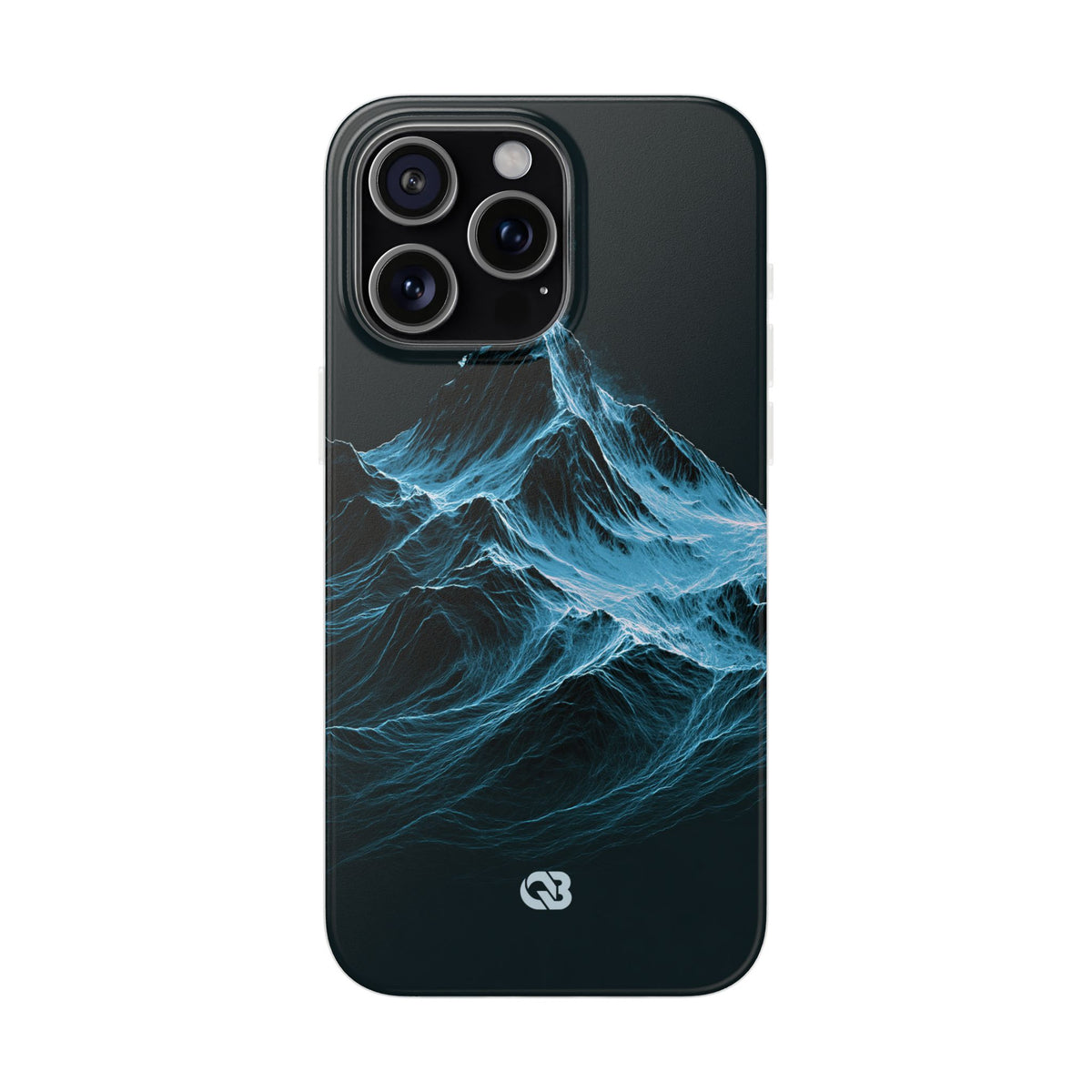 Nordic Frost Peak · Lite Phone Case for iPhone ·  Blue