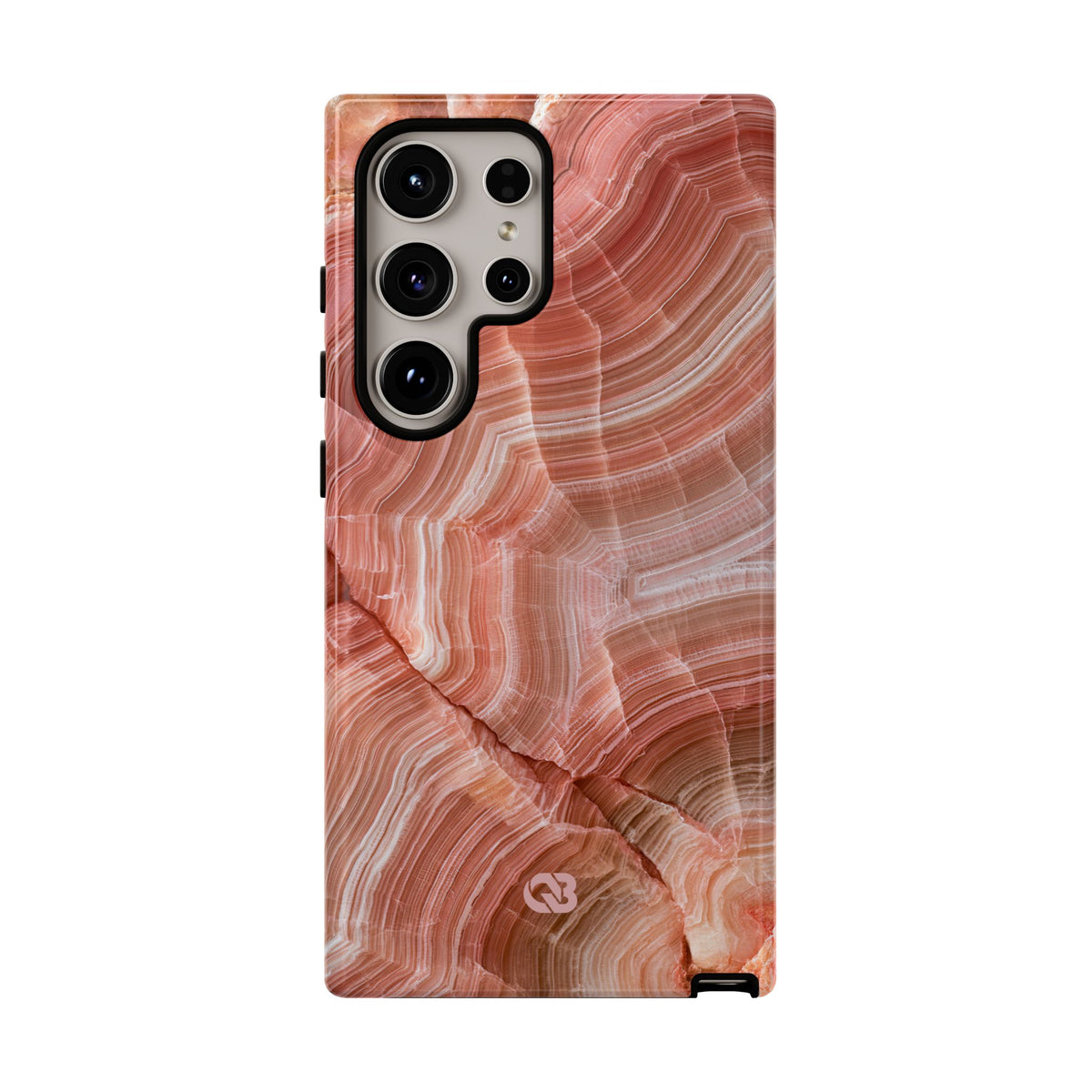 Blushing Rose Strata · Tough Phone Case for Samsung · Pink