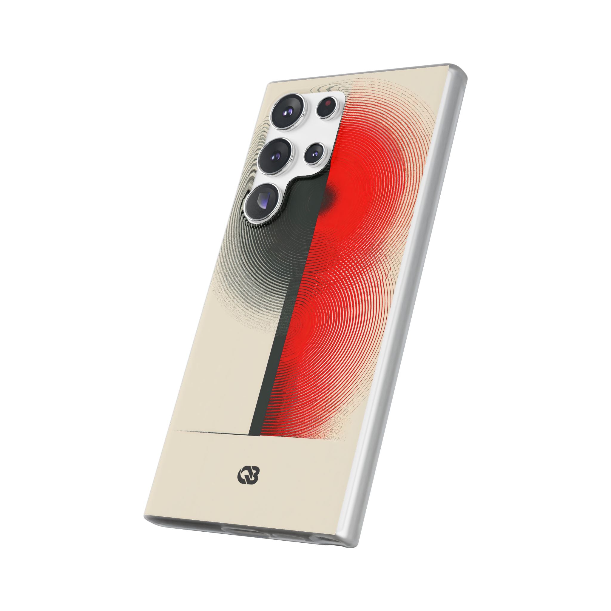 Red Lite Phone Case for Samsung - Split Signal Red