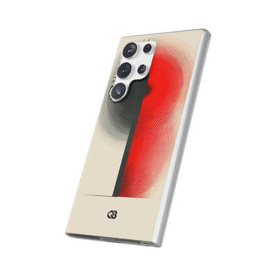 Red Lite Phone Case for Samsung - Split Signal Red