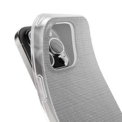 Grey Lite Phone Case for iPhone - Chrome Mesh Warp