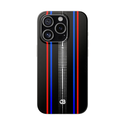 Electric Pulse Grid · Soft Phone Case for iPhone