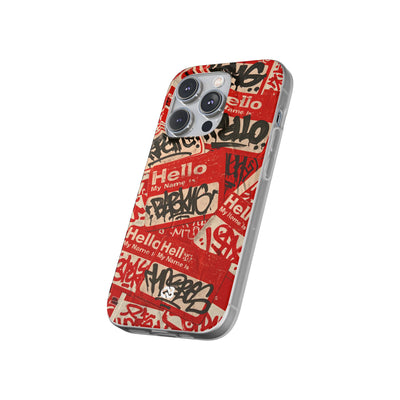 Slap Tag Collage · Lite Phone Case for iPhone ·  Red