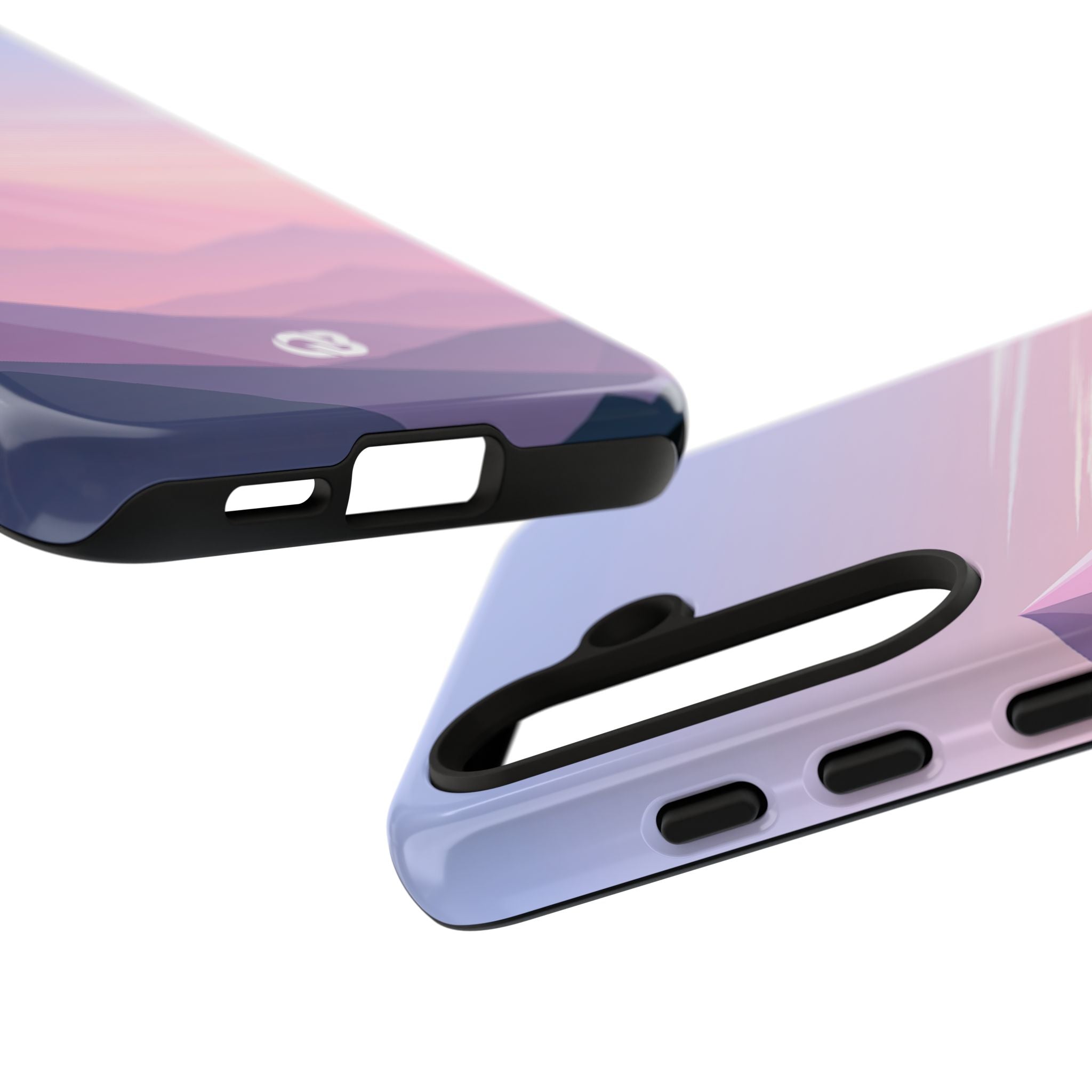 Purple Tough Phone Case for Samsung - Lavender Alpine Dawn