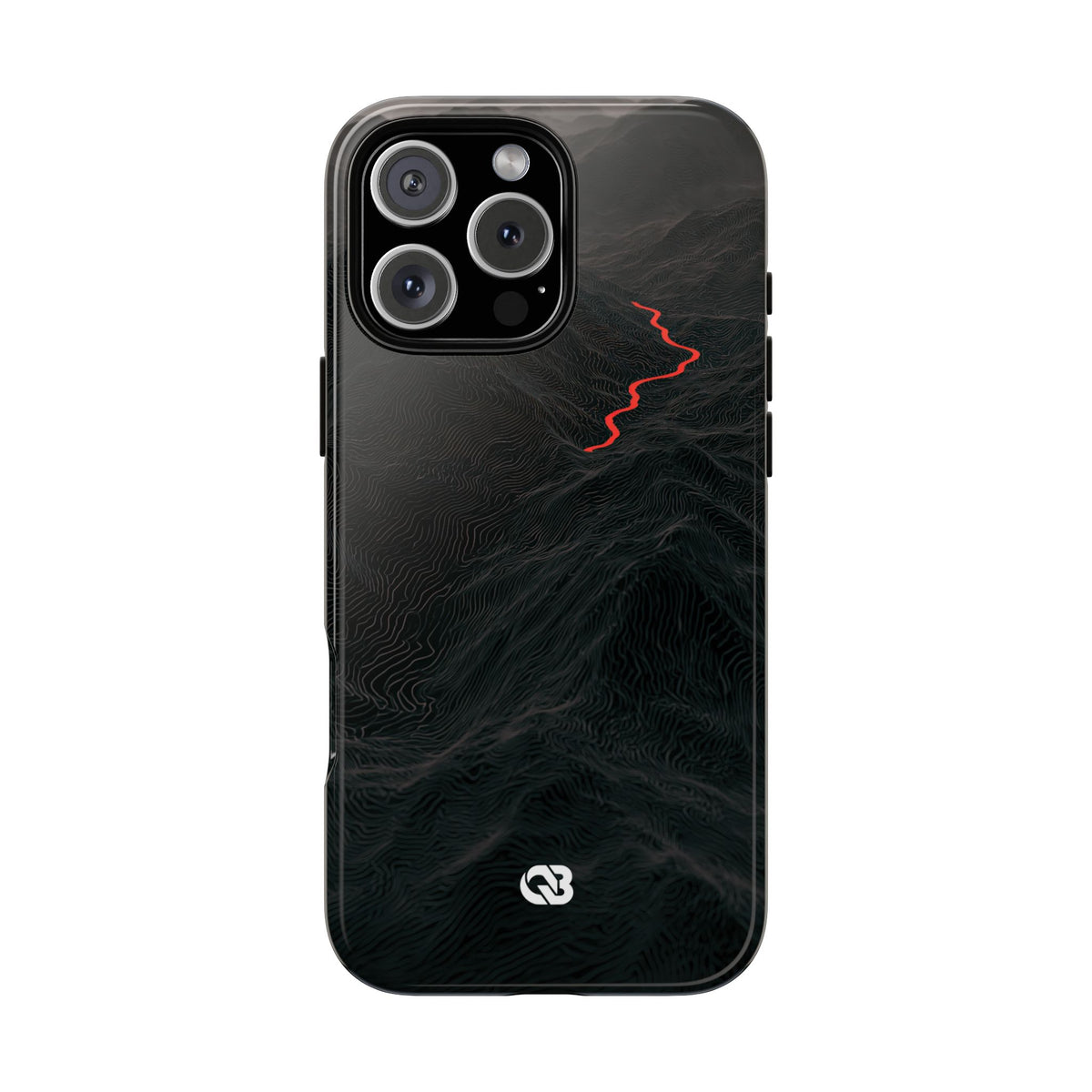 Crimson Ridge Pass · Tough Phone Case for iPhone · Black