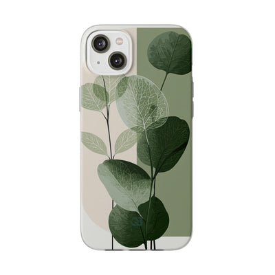 Layered Eucalyptus Study · Lite Phone Case for iPhone ·  Green