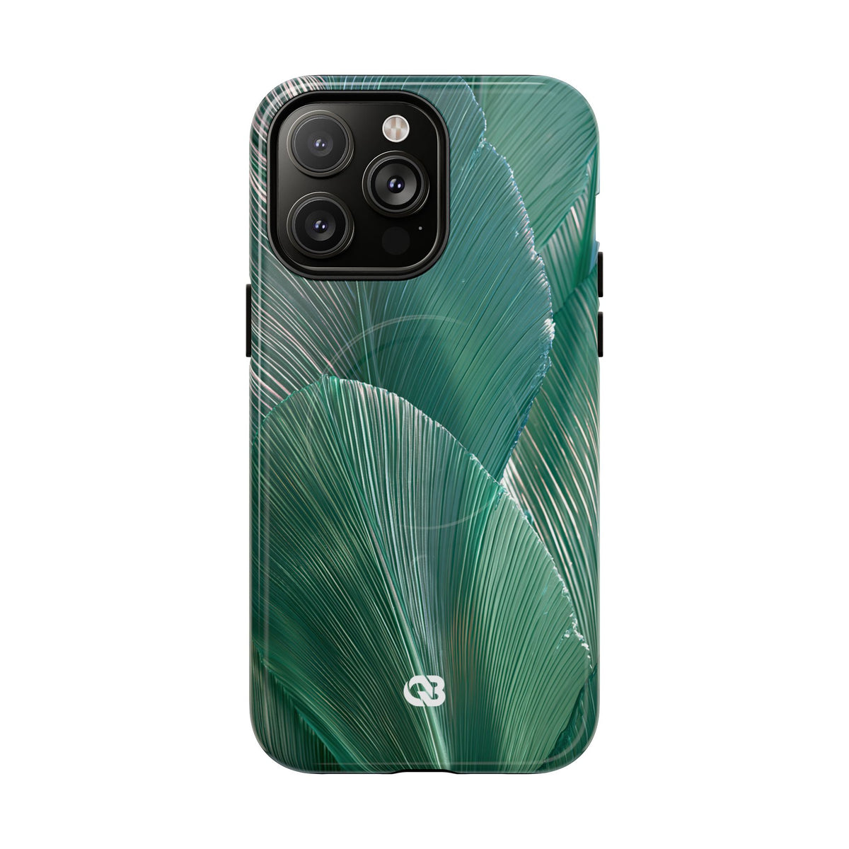 Translucent Fan Palm · Tough 2.0 Magnetic Phone Case for iPhone · Teal