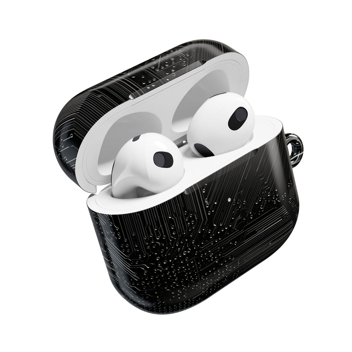 Obsidian Circuitry · Hard Case for AirPods & AirPods Pro · Black